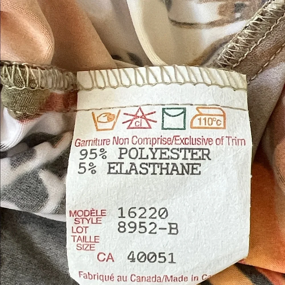 Frank Lyman Design Faux Wrap Butterfly Print  Dress - Picture 7 of 8